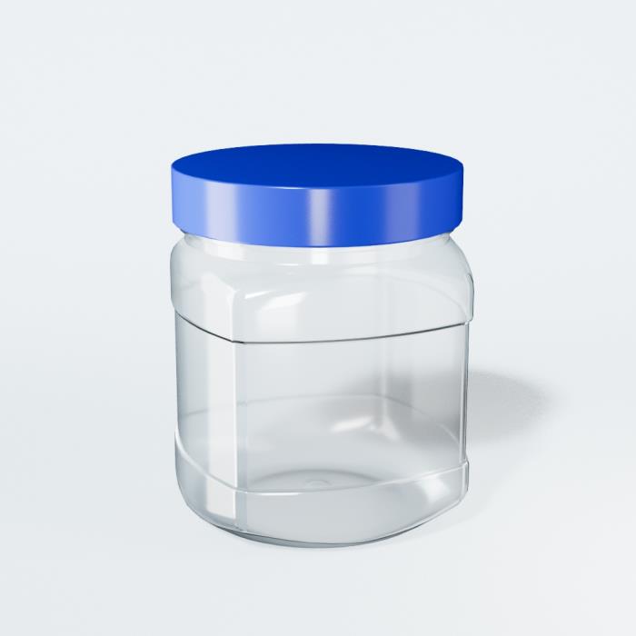 Square Round 1.35 Litre Container